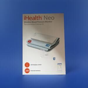 iHealth Neo Wireless Blood Pressure Monitor Upper Arm Cuff with Bluetooth